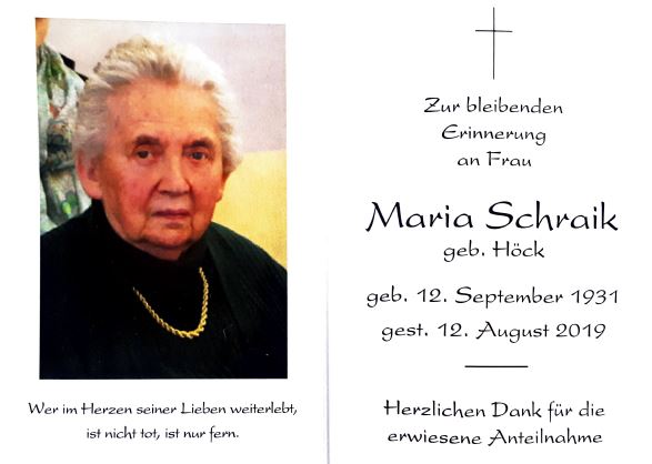 Maria Schraik