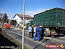 Verkehrsunfall mit 2 LKW