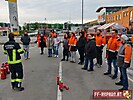 Feuerlöscherübung bei OBI